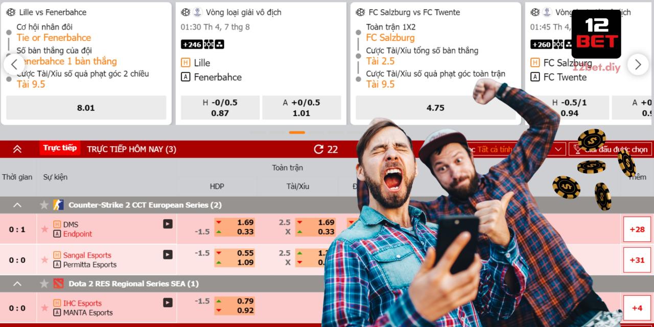 12ESPORTS 12Bet - Đặt Cược Dễ, Nhận Thưởng Giá Trị 4 Nắm rõ về quy luật quan trọng trước khi đặt cược tại 12ESPORTS